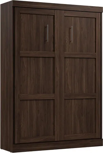 Vista 29 de Bestar Cama Murphy completa, gris corteza, pur, 59 W