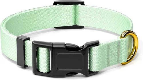 Vista 19 de Rnivvi Collar para perros pequeños, bonito collar resistente y ajustable para cachorros con hebilla de liberación rápida para machos, hembras