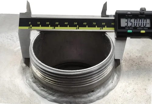 Vista 6 de Tapa de combustible diesel de aluminio sin bloqueo nominal de 3 1/2" para internacionales seleccionados