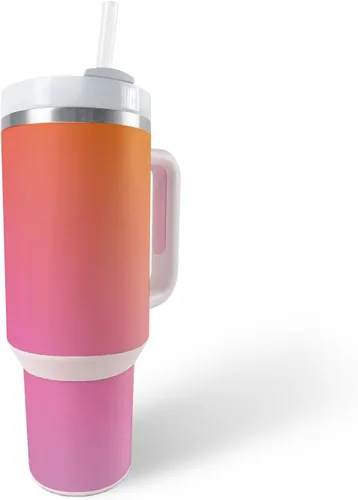 Vista 25 de MightySkins Skin - Vaso de vinilo compatible con Stanley The Quencher H2.0 FlowState de 40 onzas, color turquesa sólido, funda protectora, duradera