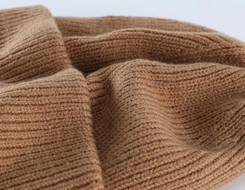 Vista 4 de Home Prefer Gorros de invierno para hombre, de punto grueso, gorro de punto grueso