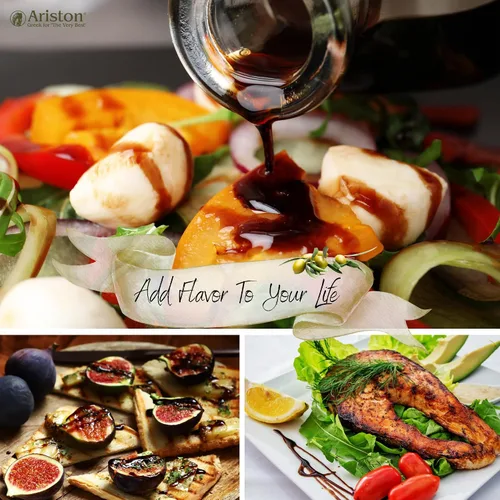 Vista 4 de Ariston "Lo Mejor de lo Mejor" Vinagre balsámico premium – Envejecido en barril, calidad gourmet, producto de Italia – Vegano, sin gluten, sin OGM