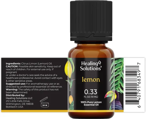 Vista 2 de El mejor aceite esencial de nivel terapéutico, 100 % de limón puro, 10ml