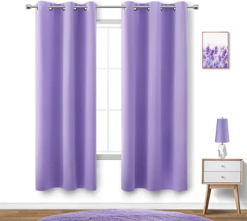 Vista 47 de KOUFALL Cortinas de Baño Aqua para Ventana, Juego de 2 Paneles Decoración Costera Cortinas Cortas Opacas para Ventana Pequeña de Cocina Puerta