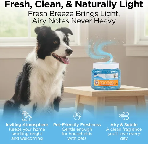 Vista 10 de Arm & Hammer Perlas de gel desodorizantes para mascotas Air Care para mascotas, eliminador de olores de mascotas para habitaciones, armarios