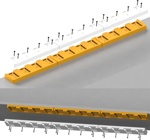 Vista 5 de Soporte de batería compatible con soporte de batería DeWalt 20V, montaje de 4 ranuras a granel, herramienta de garaje, herramientas para Dewalt 20v