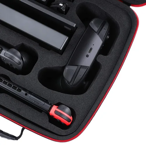 Vista 4 de Estuche de transporte Zadii para consola Nintendo Switch