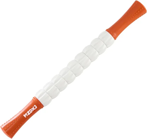 Vista 13 de Rodillo de masaje muscular - Pistola de fascia de tejido profundo para alivio del dolor miofascial, drenaje linfático y escultura corporal