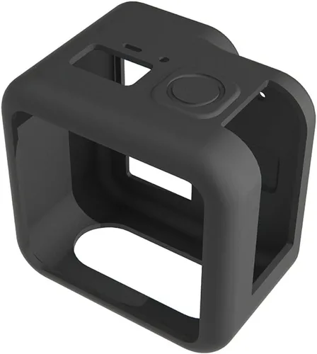 Vista 5 de Funda de silicona para GoPro Hero 11 Mini protector de lente de vidrio templado, cubierta protectora de película protectora para GoPro11 Mini