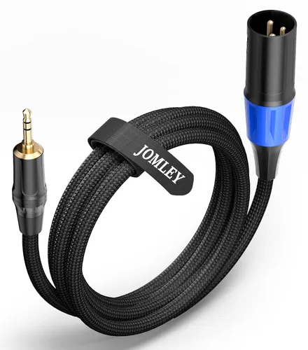 Vista 8 de Cable de 0.1 in a XLR, cable de audio macho a macho de 1/8 pulgadas