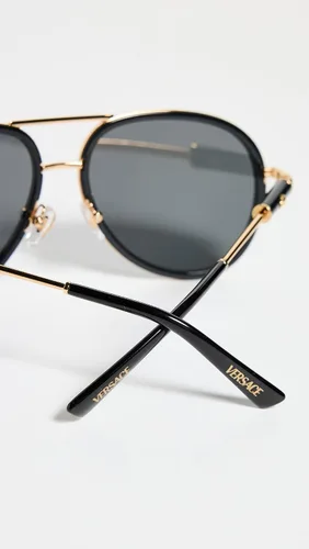 Vista 4 de Versace Gafas de sol clásicas de aviador para mujer