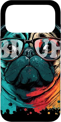 Vista 22 de Bruh Pug Aesthetic Funny Men Women Boy Girl Dog Case for iPhone 17