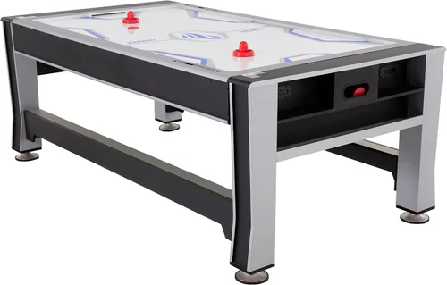 Vista 4 de Mesa de Juegos Múltiples Giratoria 3 en 1 Triumph – Mesa de Juego Giratoria de 84" con Hockey de Aire, Billar y Tenis de Mesa – Juego Completo
