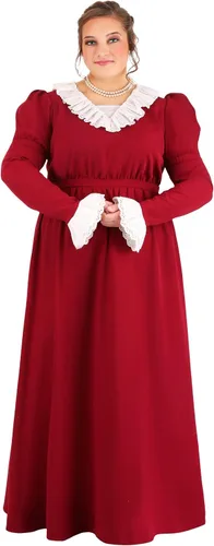 Vista 2 de Disfraz de Abigail Adams para mujer talla grande