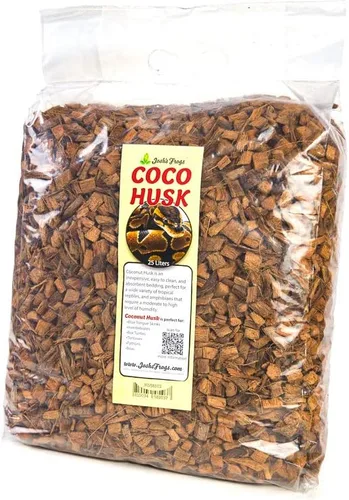 Vista 2 de Josh's Frogs Chips sueltos de cáscara de coco (25 litros)