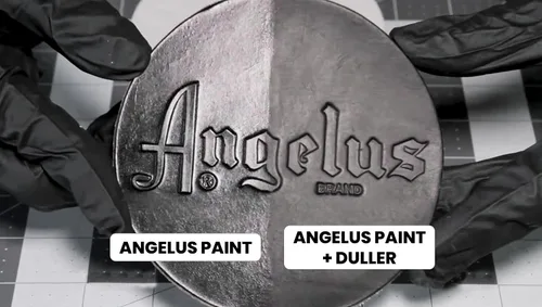 Vista 4 de Angelus Duller para pintura acrílica para cuero, pinturas reductoras de brillo, 4 onzas