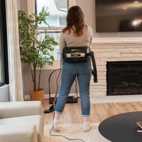 Vista 4 de Atrix - VACHV1 ERGO Lite - Aspiradora de cadera ligera, potente y ergonómica con cable Negro
