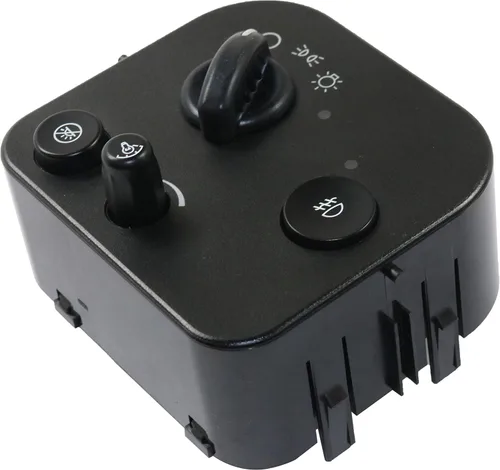 Vista 4 de Garage-Pro Interruptor negro de 3 posiciones para faros delanteros, compatible con Chevrolet Trailblazer 2002-2009, GMC Envoy, Chevrolet Trailblazer