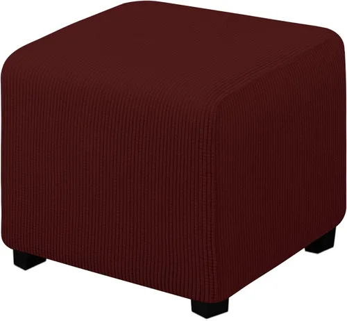 Vista 140 de Easy-Going Funda Elástica para Otomana Taburete de Almacenamiento Plegable Protector de Muebles Funda Rectangular Suave con Parte Inferior Elástica