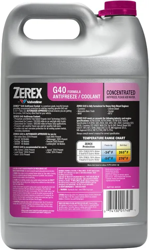 Vista 2 de Zerex Anticongelante/refrigerante concentrado libre de fosfatos y nitritos G40 1 GA