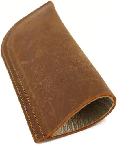 Vista 5 de Funda de mango de hierro fundido hecha a mano, soporte para sartén de asistencia, agarradera resistente al calor de doble capa para sartenes