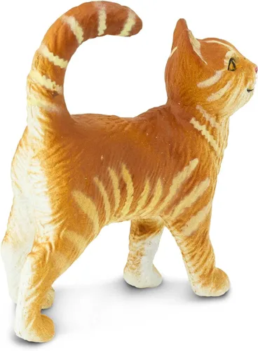 Vista 4 de Safari Ltd. Figura de gato atigrado – Figura detallada de plástico de 2 pulgadas – Divertido juguete educativo para niños, niñas y niños a partir