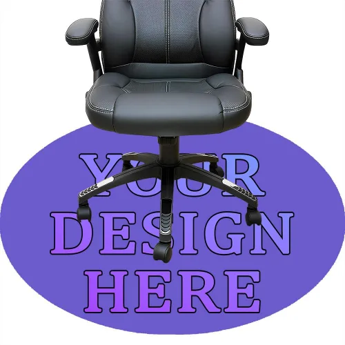 Vista 67 de Tapete redondo personalizado para silla de escritorio de oficina, diseño de tu propio logotipo de foto, texto, alfombrillas circulares