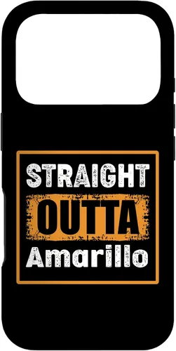 Vista 30 de Straight Outta Amarillo Texas USA Retro Distressed Vintage Case for iPhone 17