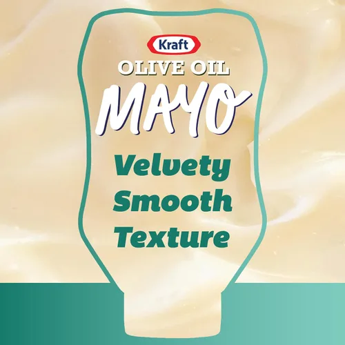 Vista 5 de Kraft Mayonnaise, Mayo with Olive Oi, 22 fl oz Bottle