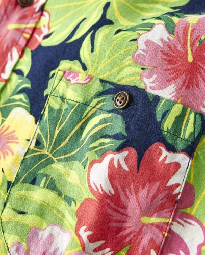 Vista 2 de Gymboree Camisa de manga corta con botones a juego para papá e hijo para hombre