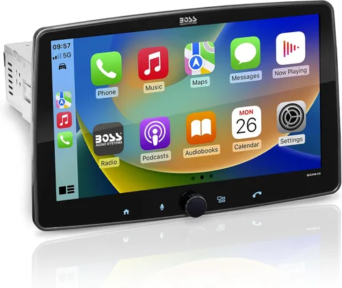 Vista 10 de BOSS Audio Systems BVCP9700A-FL Estéreo de automóvil DIN inalámbrico Apple CarPlay, Android Auto, pantalla táctil de 7 pulgadas, Bluetooth, receptor