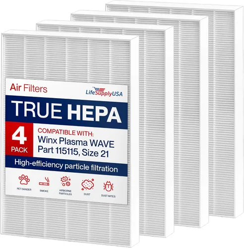 Vista 8 de 115115 3 filtros HEPA A de repuesto para C535, 5300, 5300-2, 5500, 5500-2, 6300, 6300-2, P300, AM90, C909, 9800 Compatible con filtro de repuesto