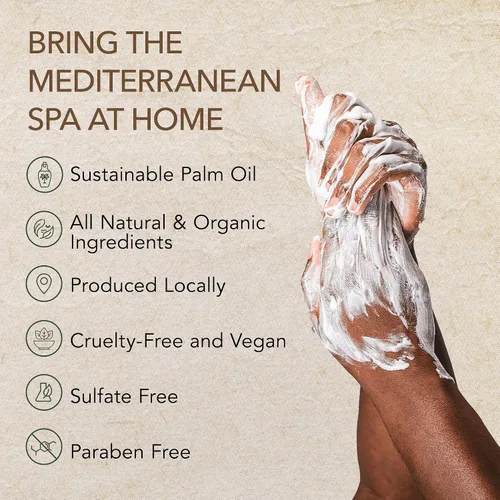Vista 6 de O NATURALS Jabón en barra 100% natural, set de regalo, ingredientes orgánicos y aceites esenciales, regalos de spa para mujeres y hombres, gel