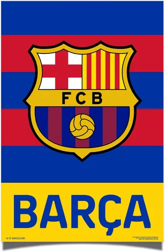 Vista 12 de Desert Cactus FC Barcelona - Póster de fútbol de fútbol de 24 x 36 pulgadas, decoración oficial para fanáticos (24 x 36, estilo C)