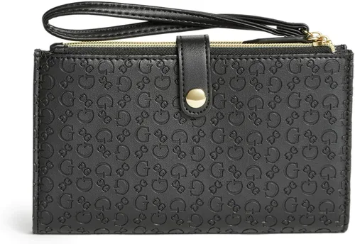 Vista 2 de GUESS Factory Blaire - Organizador con cremallera doble