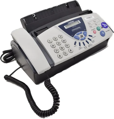 Vista 3 de Brother FAX-575 Fax personal, teléfono, y copiadora