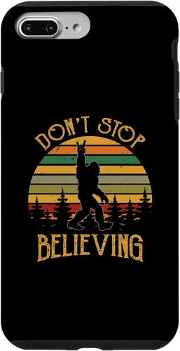 Vista 12 de Don't Stop Believing Bigfoot Rock And Roll Sasquatch Case for iPhone 16