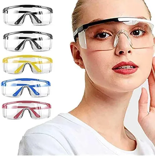 Vista 9 de Paquete de 3 gafas de seguridad, antivaho para los ojos, resistentes a los arañazos 3 piezas Negro