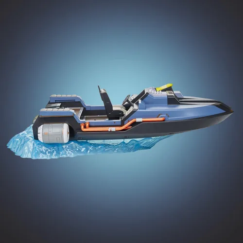 Vista 8 de FORTNITE Hasbro Victory Royale Series - Vehículo coleccionable de lujo de lancha motora Deluxe con accesorios, 19.6 pulgadas (49.8 cm)