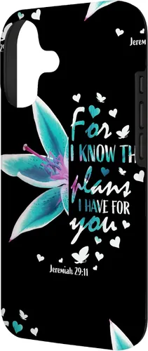 Vista 2 de Bible Verse Phone Cases Christian Gifts Women Jeremiah 29 11 Case for iPhone 17