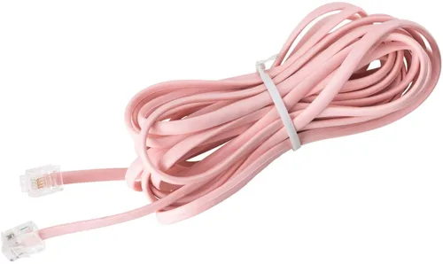 Vista 12 de iSoHo - Cable de teléfono para teléfono fijo, 15 pies RJ11, color negro Superb sound quality, sturdy build, fits wall jack connections, works with