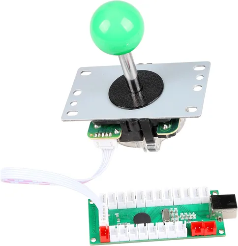 Vista 7 de EG STARTS Arcade - Codificador USB de retardo cero para 2 jugadores, controlador de juegos de PC, botones de joystick arcade para PC, MAME