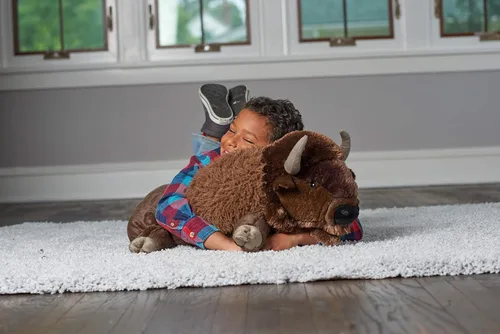Vista 2 de Wild Republic Jumbo - Animal gigante de peluche, Bisonte, 30