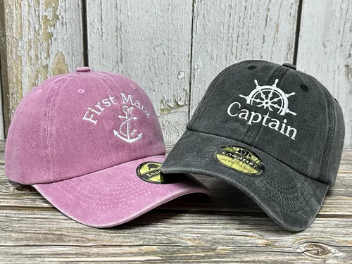 Vista 3 de Sombreros de señor y señora, sombreros de capitán y primer oficial, sombreros de esposo y esposa, sombreros para abuelos y abuelas