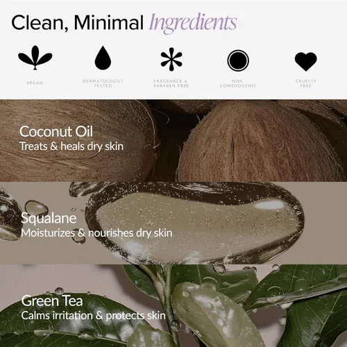 Vista 5 de Beia Aceite de coco para la piel, aceite de masaje corporal para una cita nocturna, calmante y seguro de usar para mujeres, hidratante hidratante