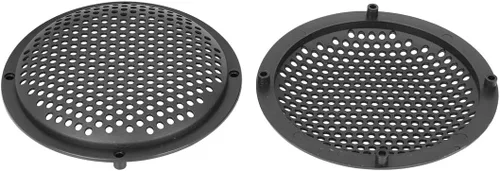 Vista 5 de X AUTOHAUX 4 '' Cubierta de altavoz de audio de plástico Mesh Subwoofer