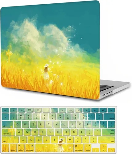 Vista 26 de Funda compatible con MacBook Pro de 13 pulgadas 2012 2011 2010 2009 2008 versión A1278, funda protectora de plástico duro y cubierta de teclado