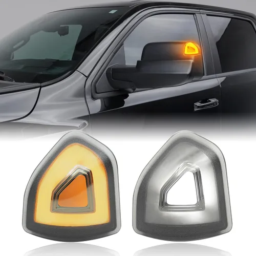 Vista 10 de Luces LED de Señal de Giro para Espejo Lateral Compatible con Ram 1500 2010-2023/para Ram 1500 Classic 2019-2022/para Ram 2500 2010-2018/para Ram