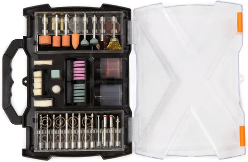 Vista 2 de WEN 230151A Kit de accesorios para herramientas rotativas de 150 piezas con estuche de transporte