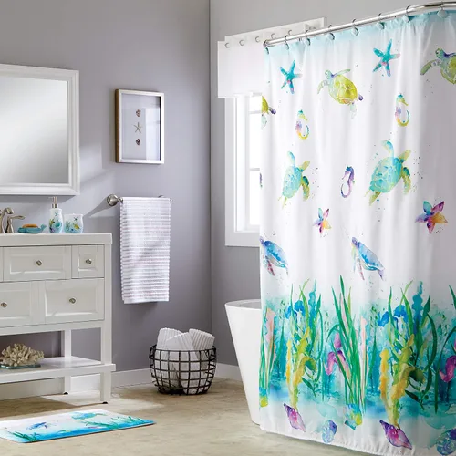 Vista 6 de SKL Home by Saturday Knight Ltd. Acuarela Ocean Lotion/Dispensador de jabón, multicolor